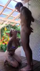 dripping-mouth-cum